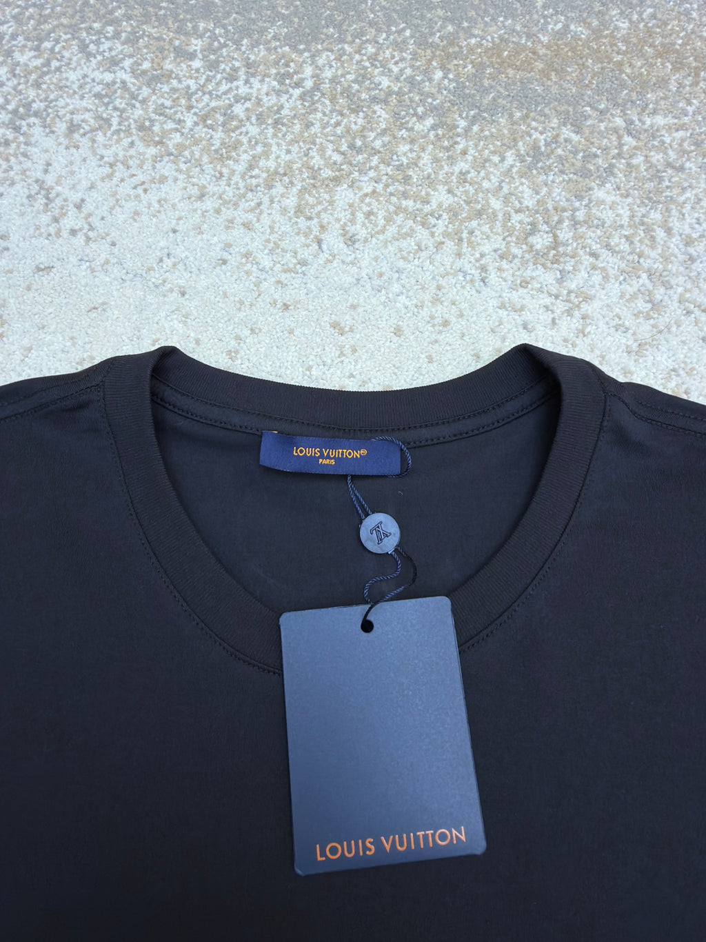 LV 1A1SA5 Classic Logo Cotton T-Shirt