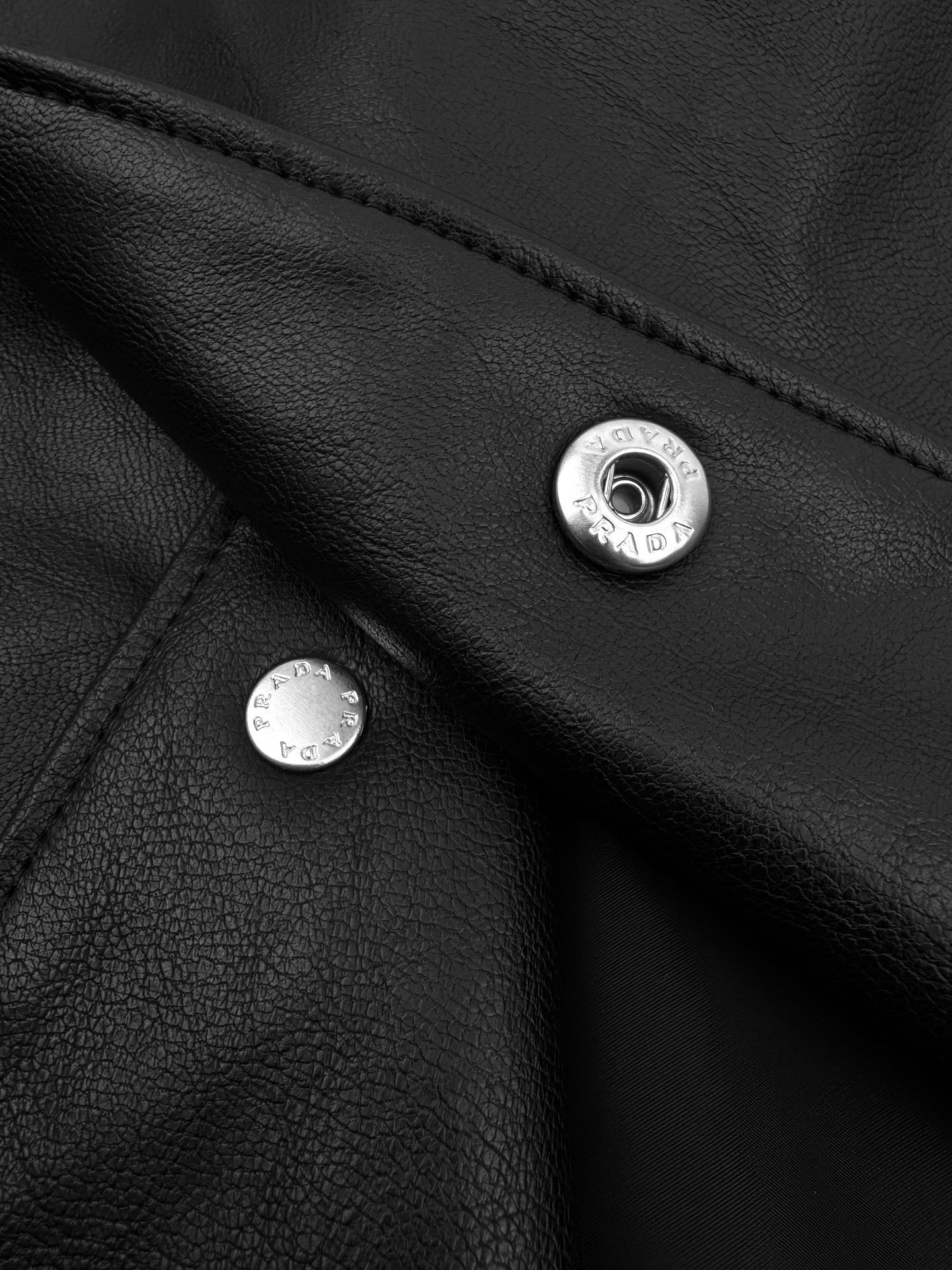 Prada Nappa Leather Shirt