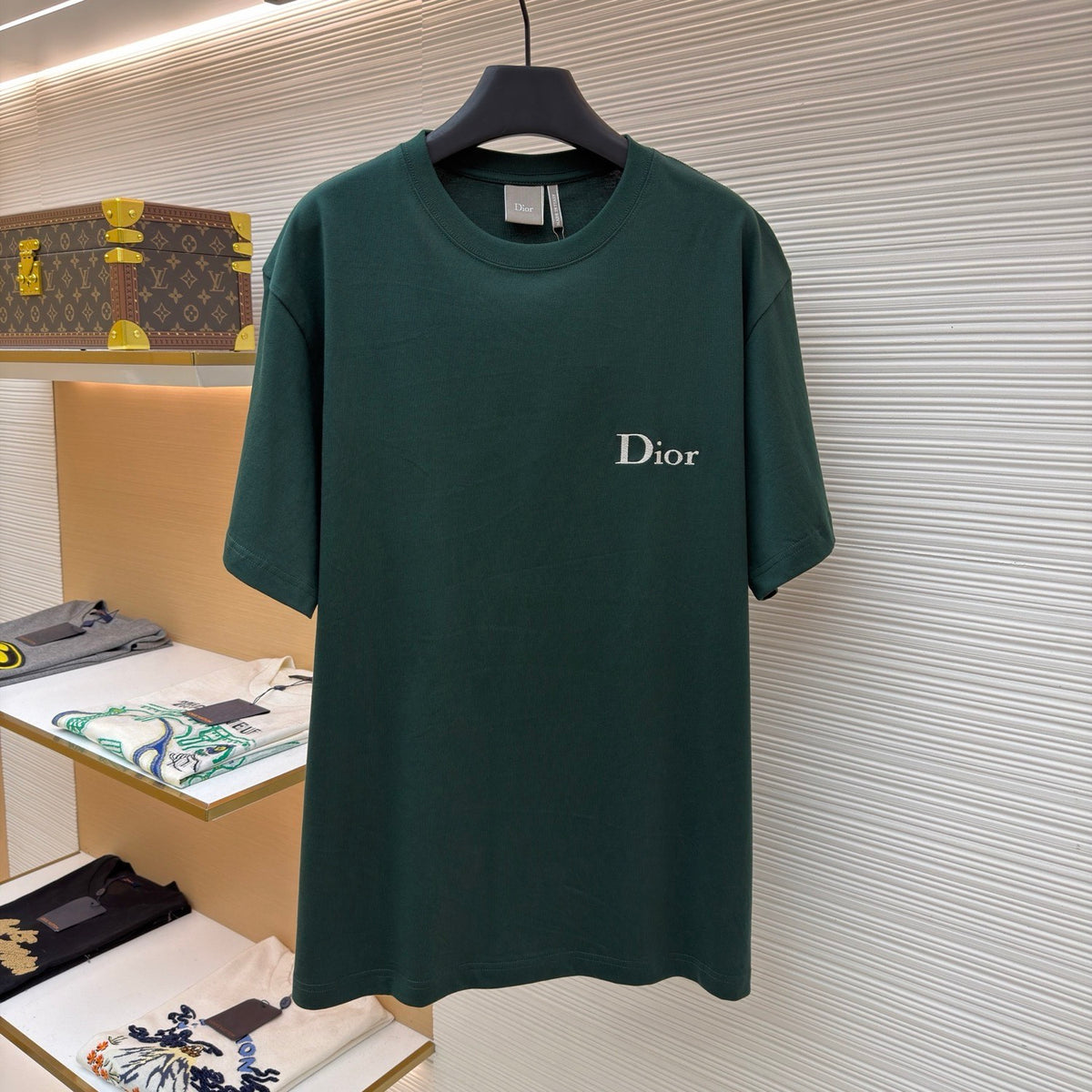 Dior T-Shirt with Dior Embroidery