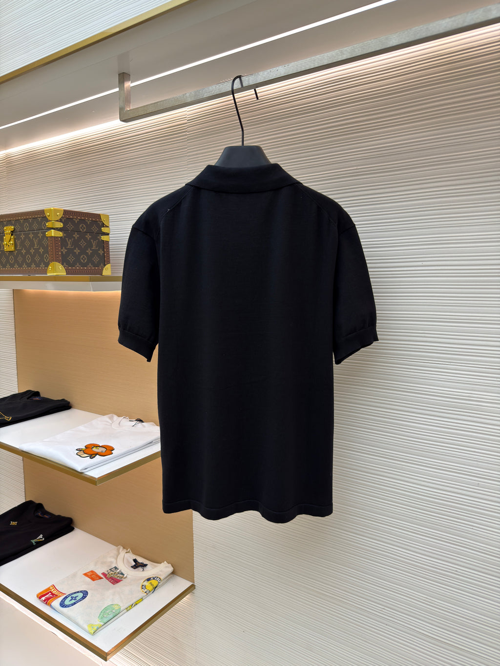 LV 1AK71B Short-Sleeved Polo Shirt With Signature