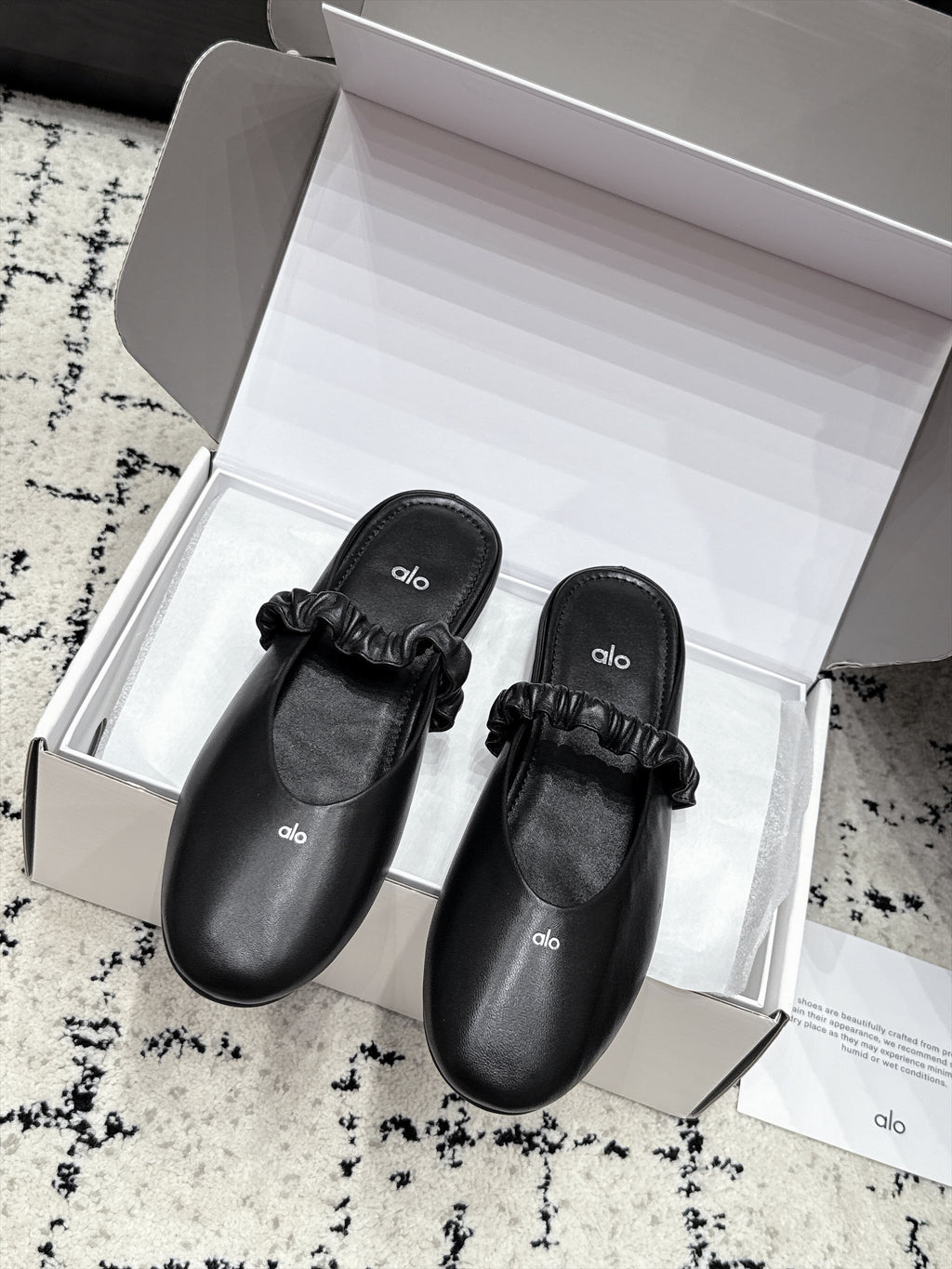 ALO Ballet Mule in Calfskin