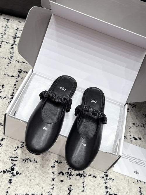 ALO Ballet Mule in Calfskin