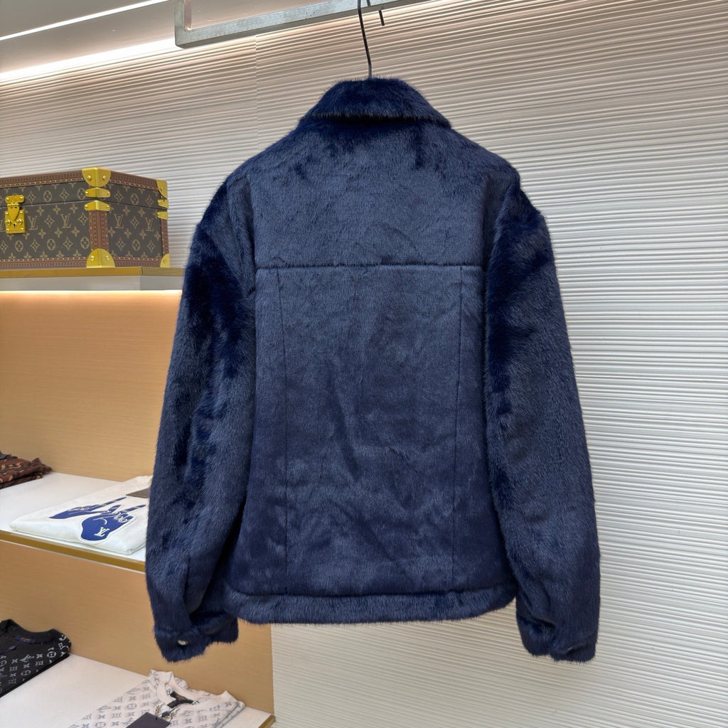 LV 1AIMUG Mink Denim Trucker Jacket