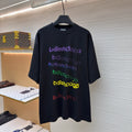 Balenciaga Logo Cotton Jersey T-Shirt