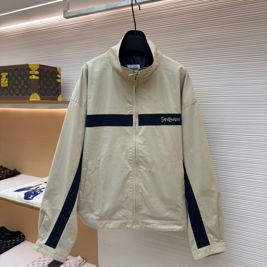 Saint Laurent Jacket In Cotton