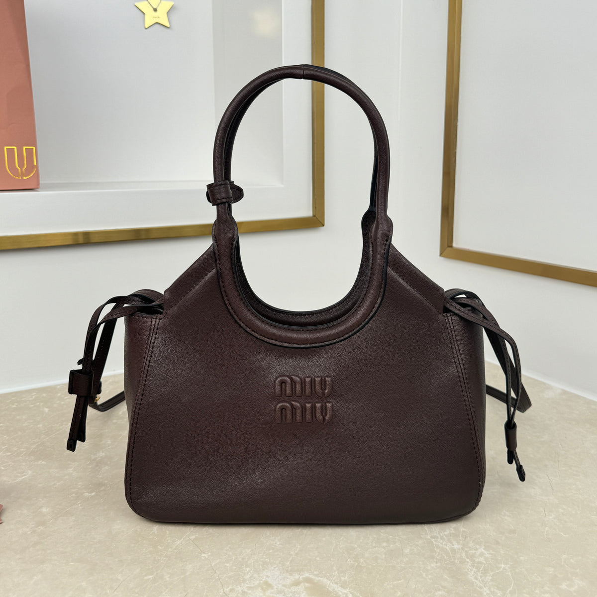Miu Miu Ivy Tote Bag in Nappa Leather