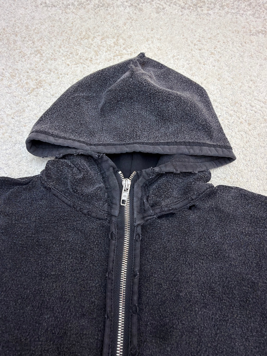 Balenciaga Political Campaign Inside-Out Zip-Up Hoodie