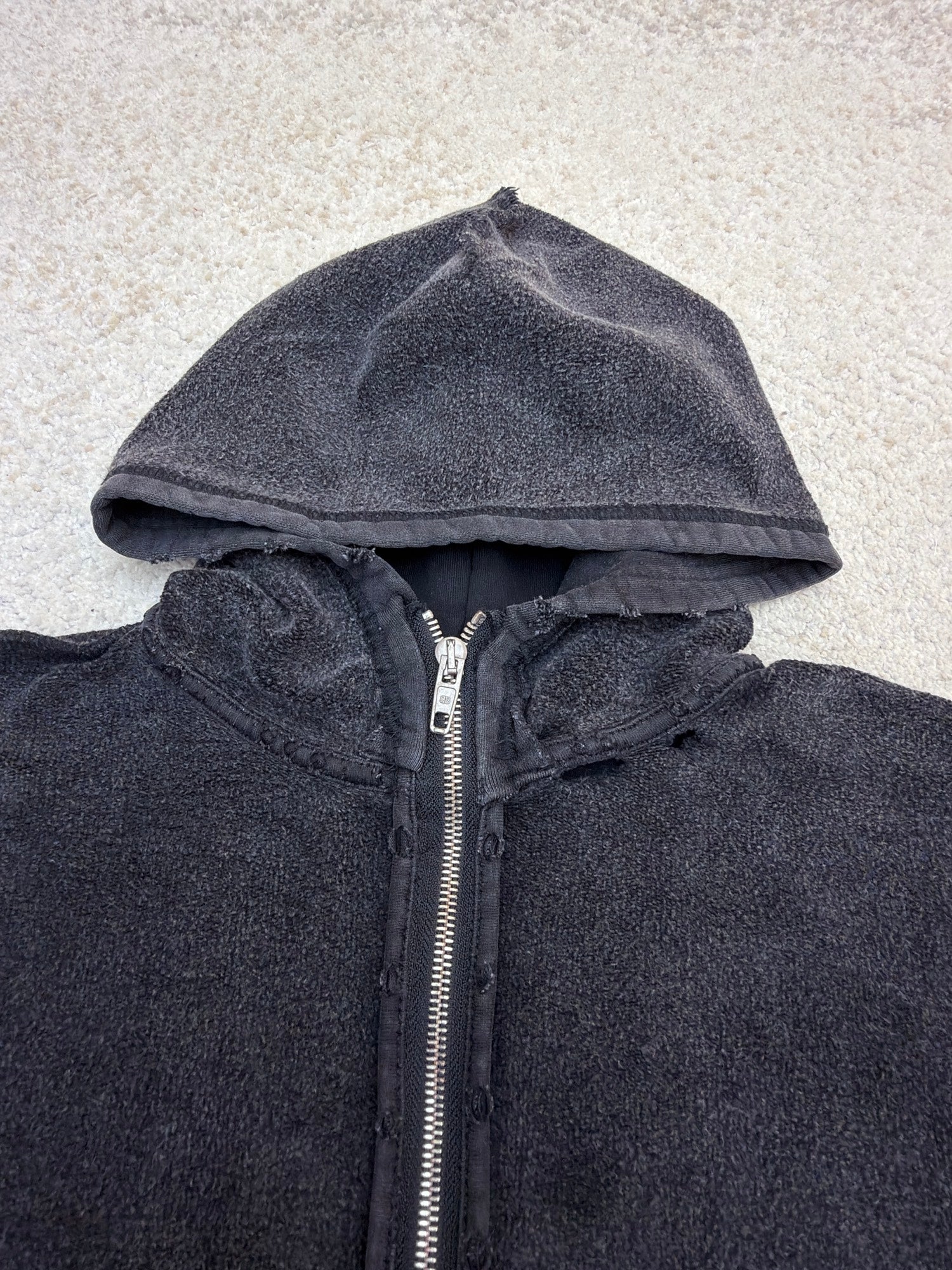 Balenciaga Political Campaign Inside-Out Zip-Up Hoodie
