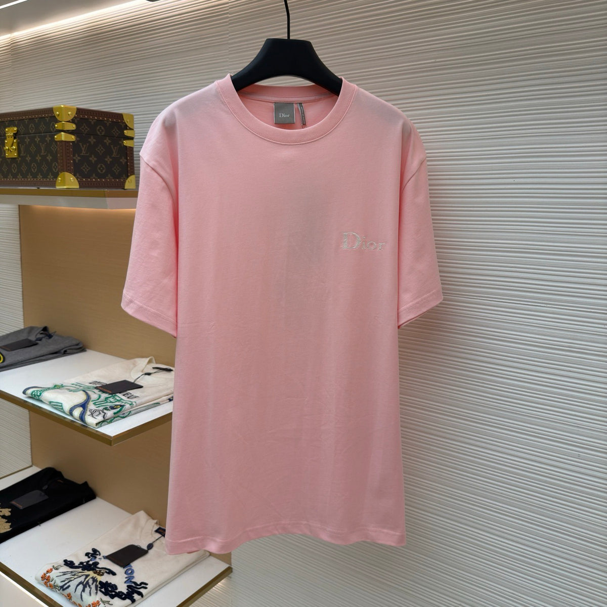 Dior T-Shirt with Dior Embroidery