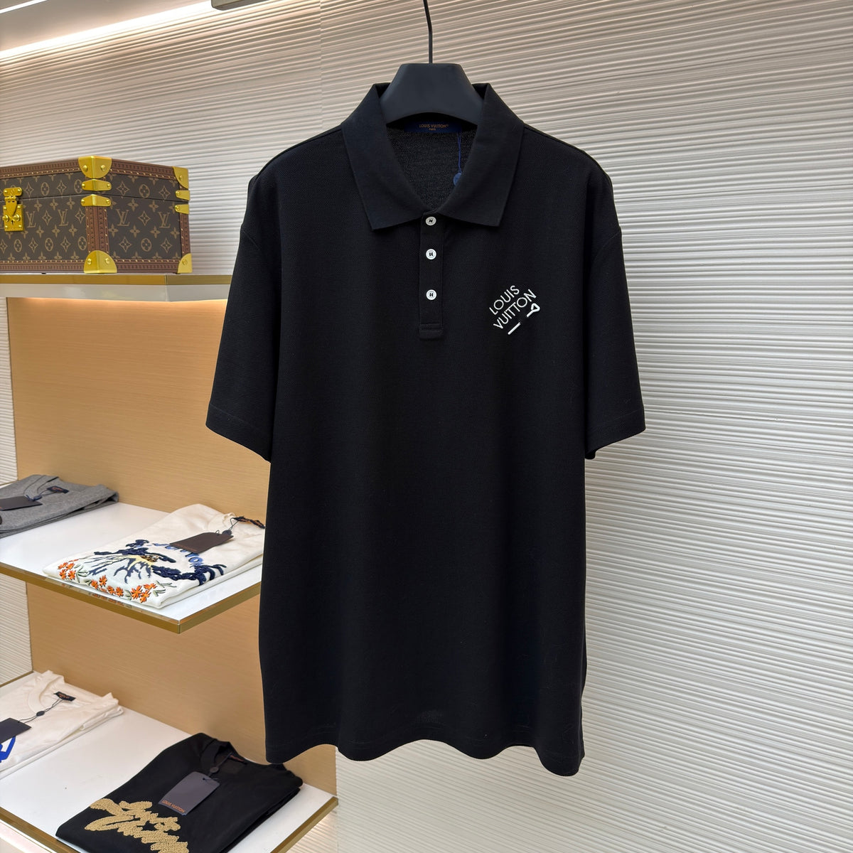 LV Signature Embroidered Pin Polo