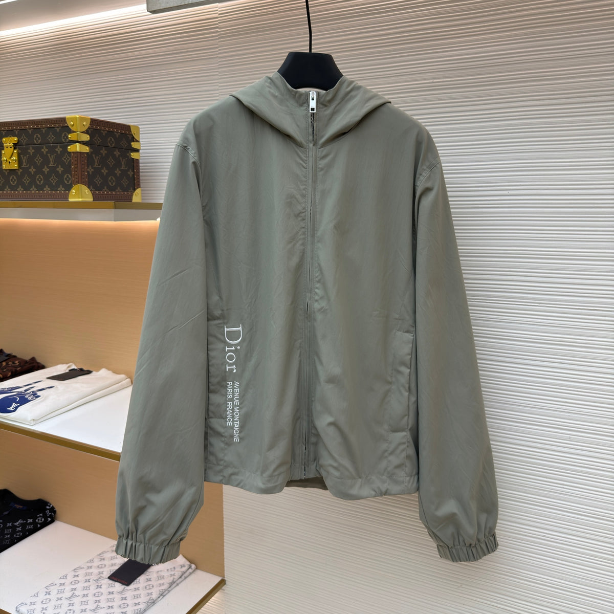 Dior Windbreaker with Montaigne Embroidery