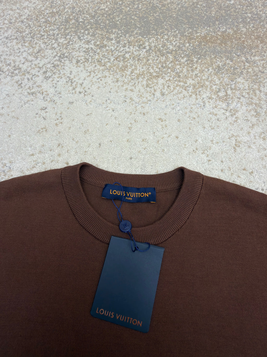LV 1AK714 Short-Sleeved Crewneck With Signature