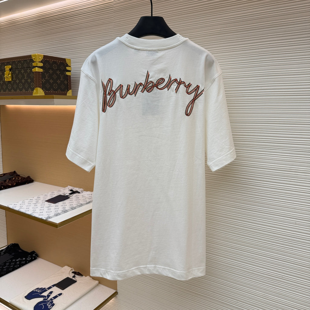 Burberry Logo Cotton T-shirt