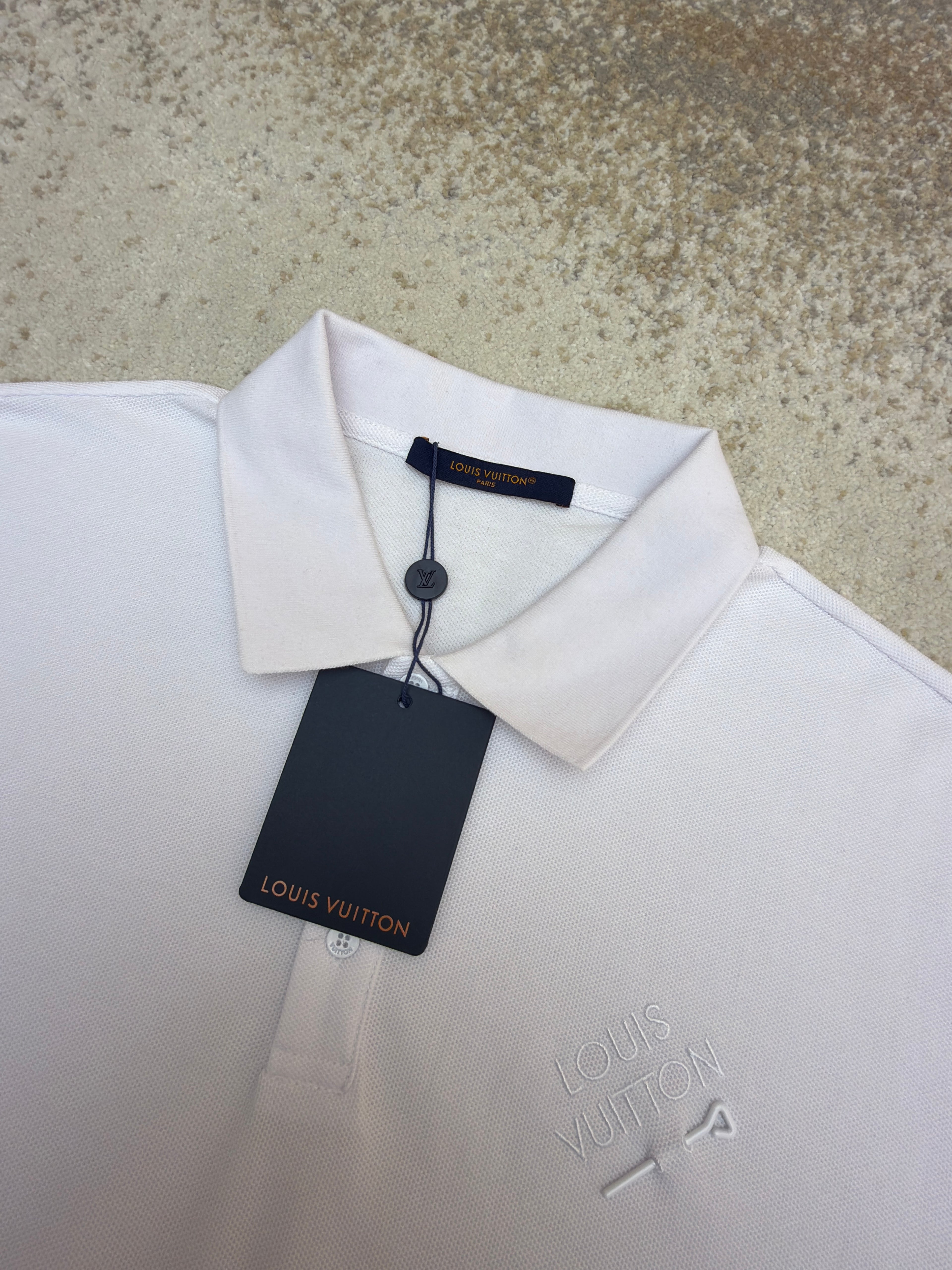 LV Signature Embroidered Pin Polo