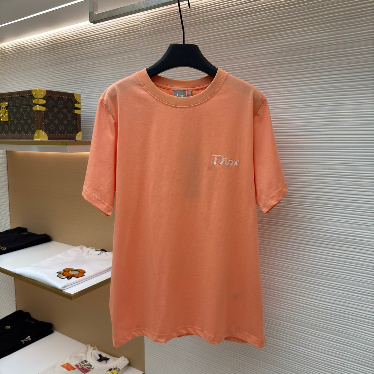 Dior T-Shirt with Dior Embroidery
