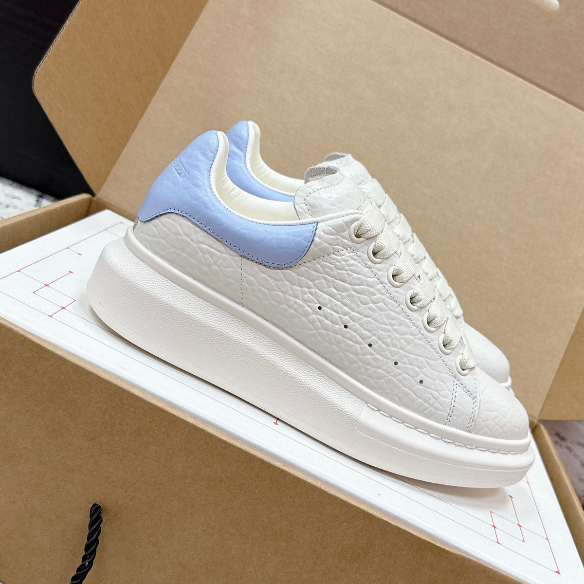 Alexander McQueen Oversized Sneaker in Grainy Shearling