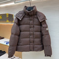 Moncler Maya Hooded Short Down Jacket in Matte Nylon