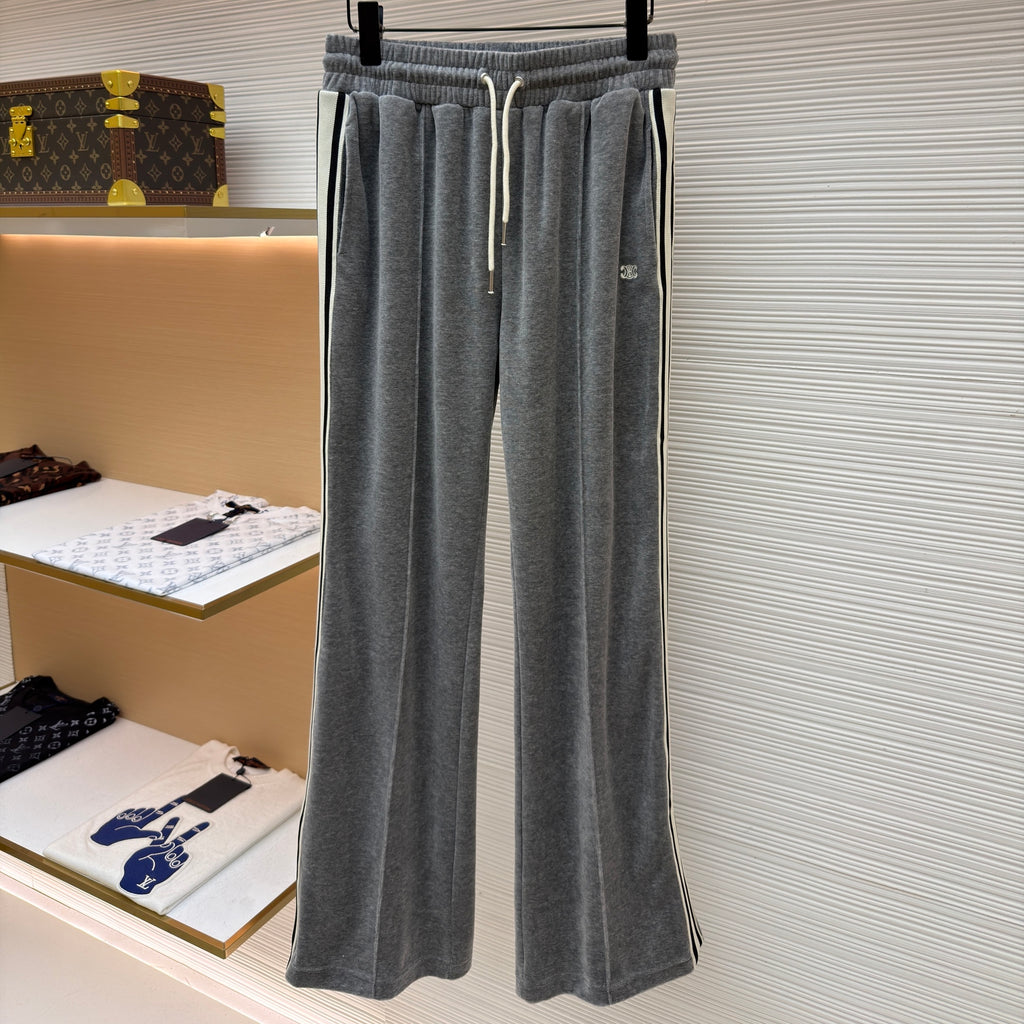 Celine Tracksuit Pants in Velvet Cotton
