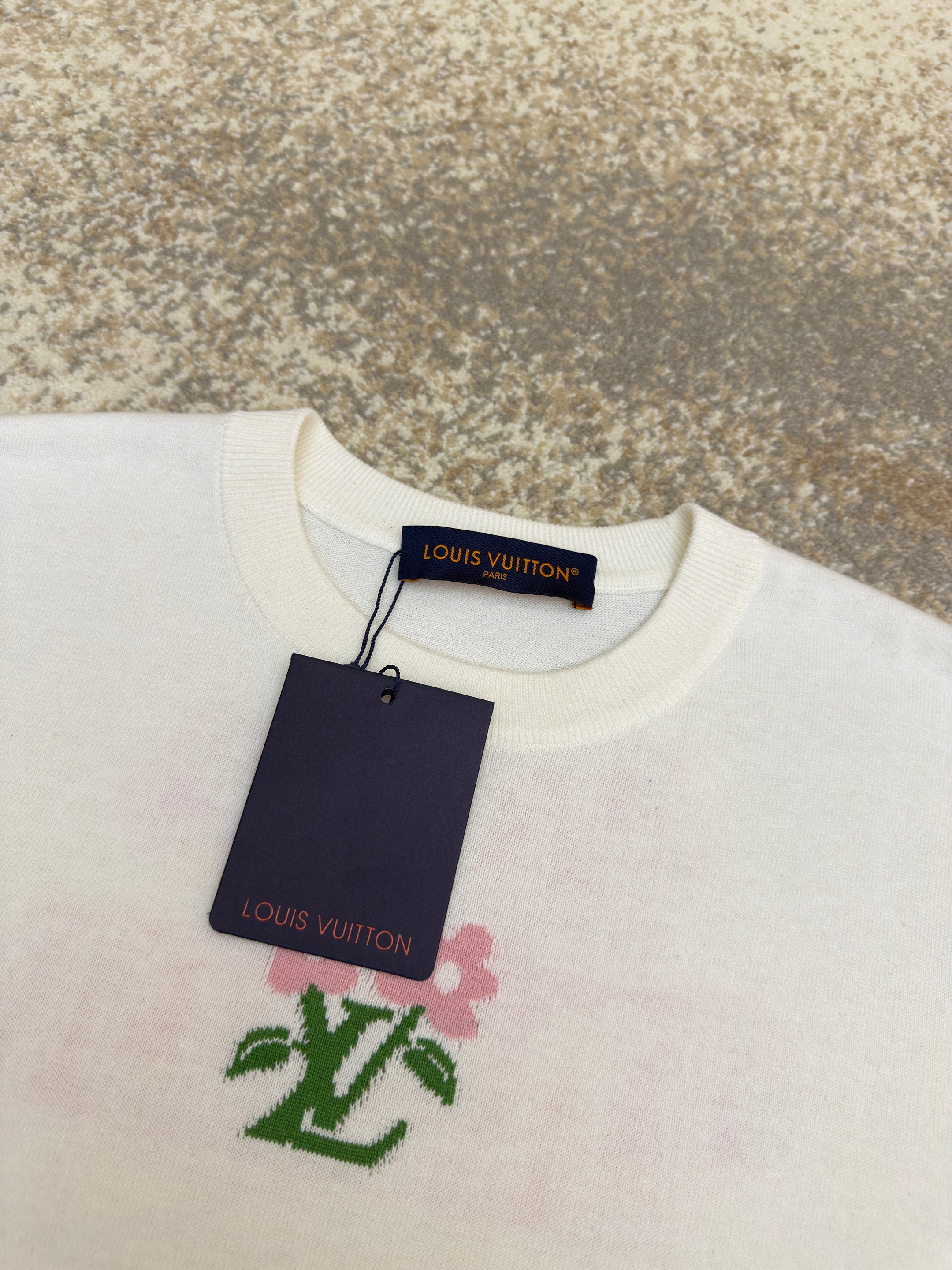LV 1AFRDI Tyler Floral Logo T-Shirt