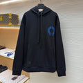 Chrome Hearts Friends and Family Glitter Print Horseshoe Logo Hoodie