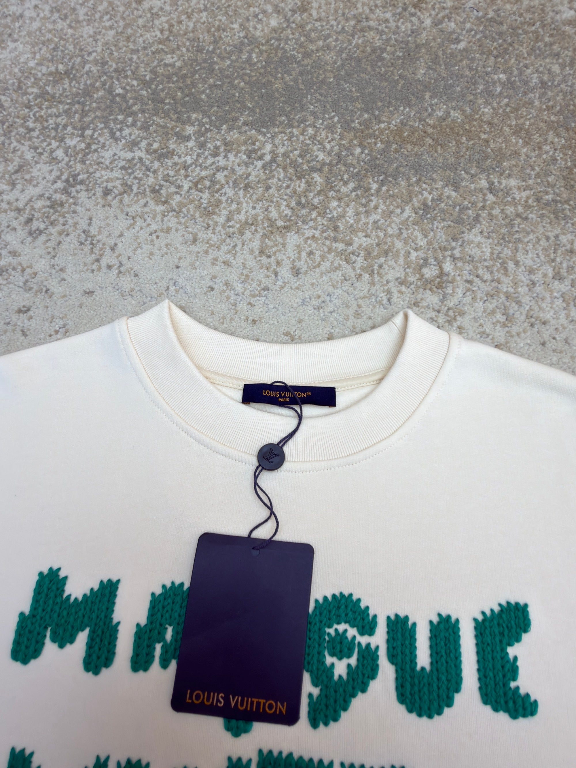 LV 1AK6I0 Embroidered Signature Sweatshirt