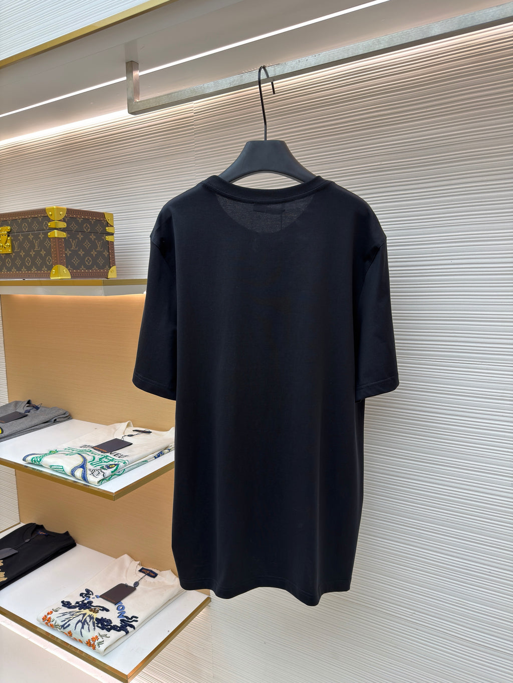 LV 1A1SA5 Classic Logo Cotton T-Shirt