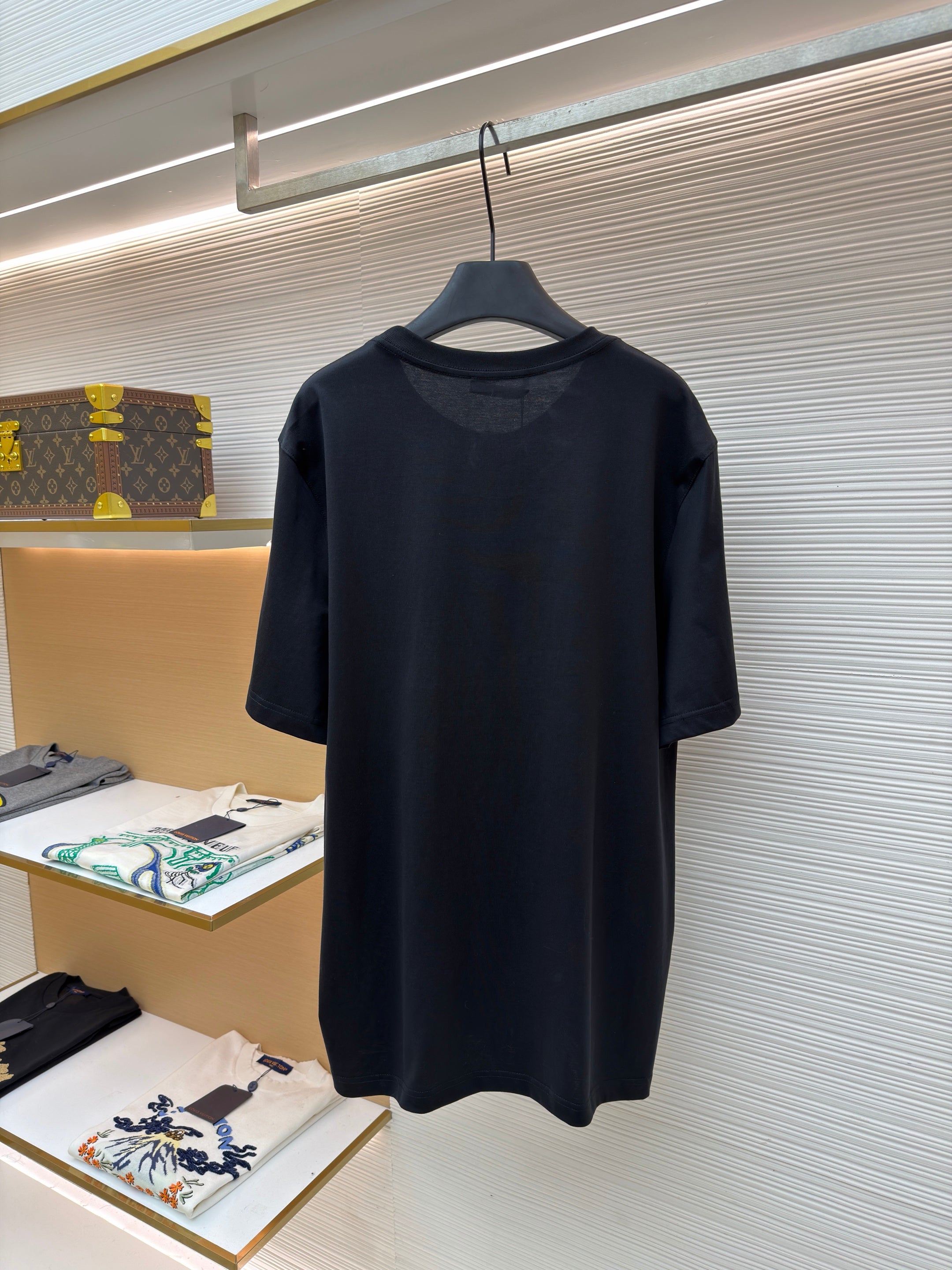 LV 1A1SA5 Classic Logo Cotton T-Shirt