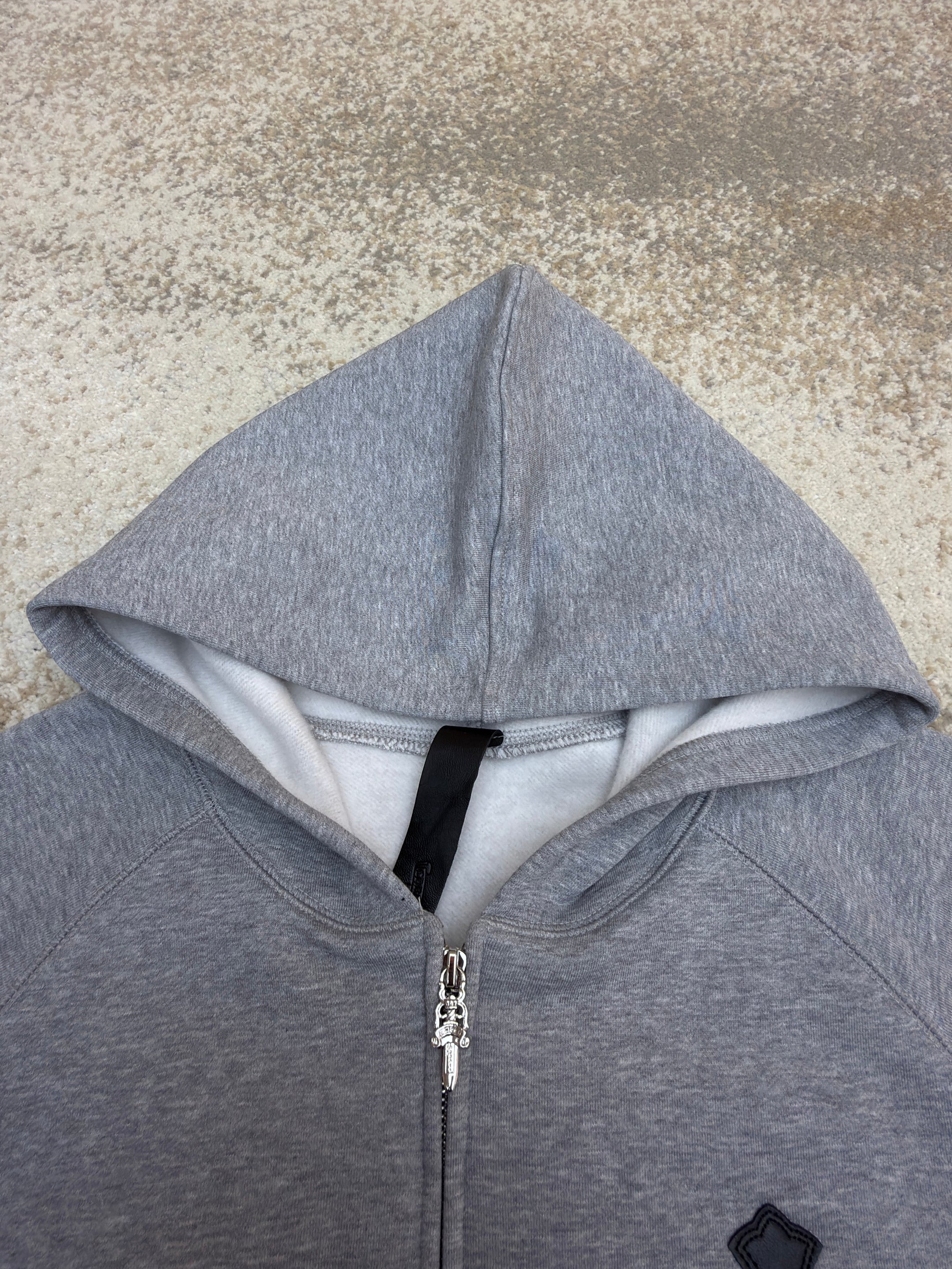 Chrome Hearts Triple Cross CH Logo Embroidered Hoodie