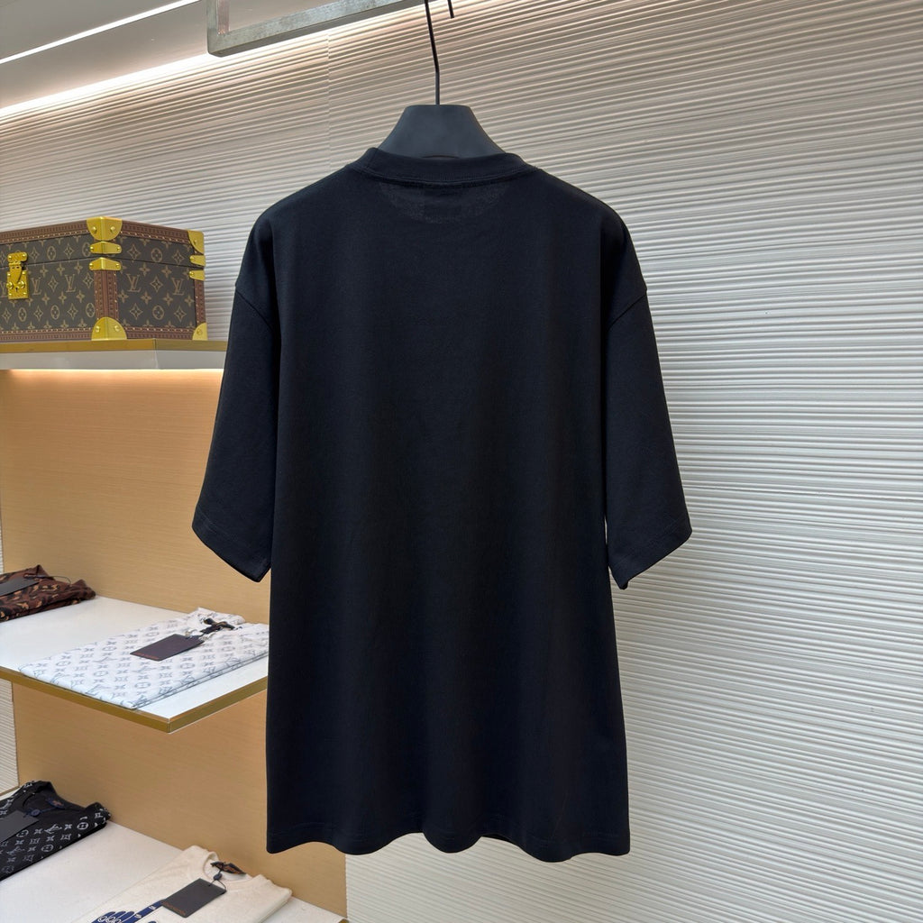 Balenciaga Logo Cotton Jersey T-Shirt