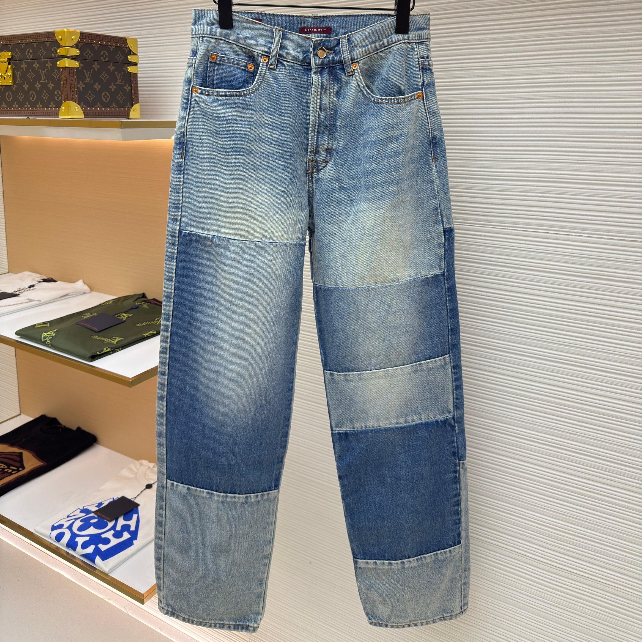 Gucci Patchwork Denim Pants