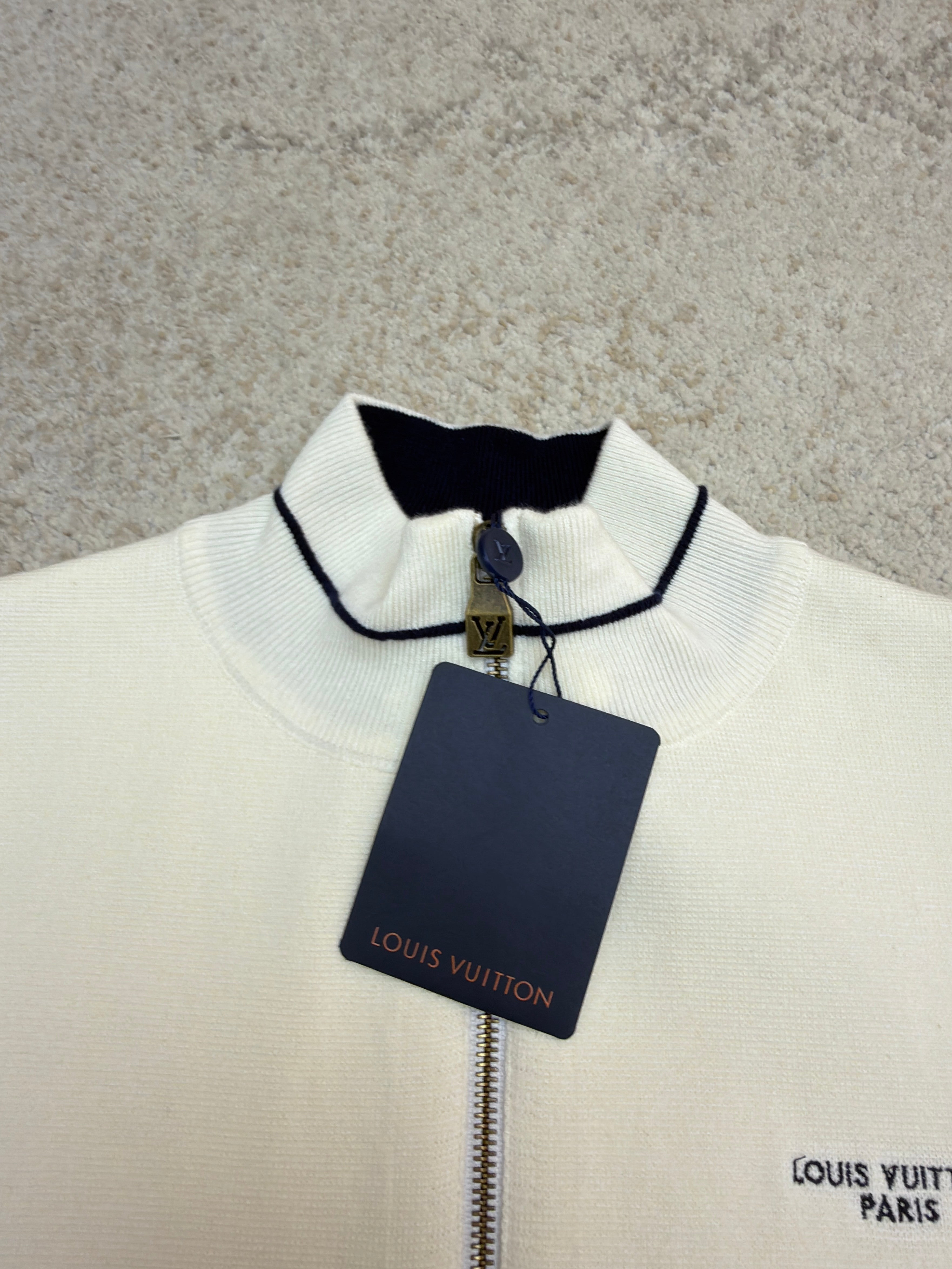 LV 1AK6YF Hybrid Knit Track Top