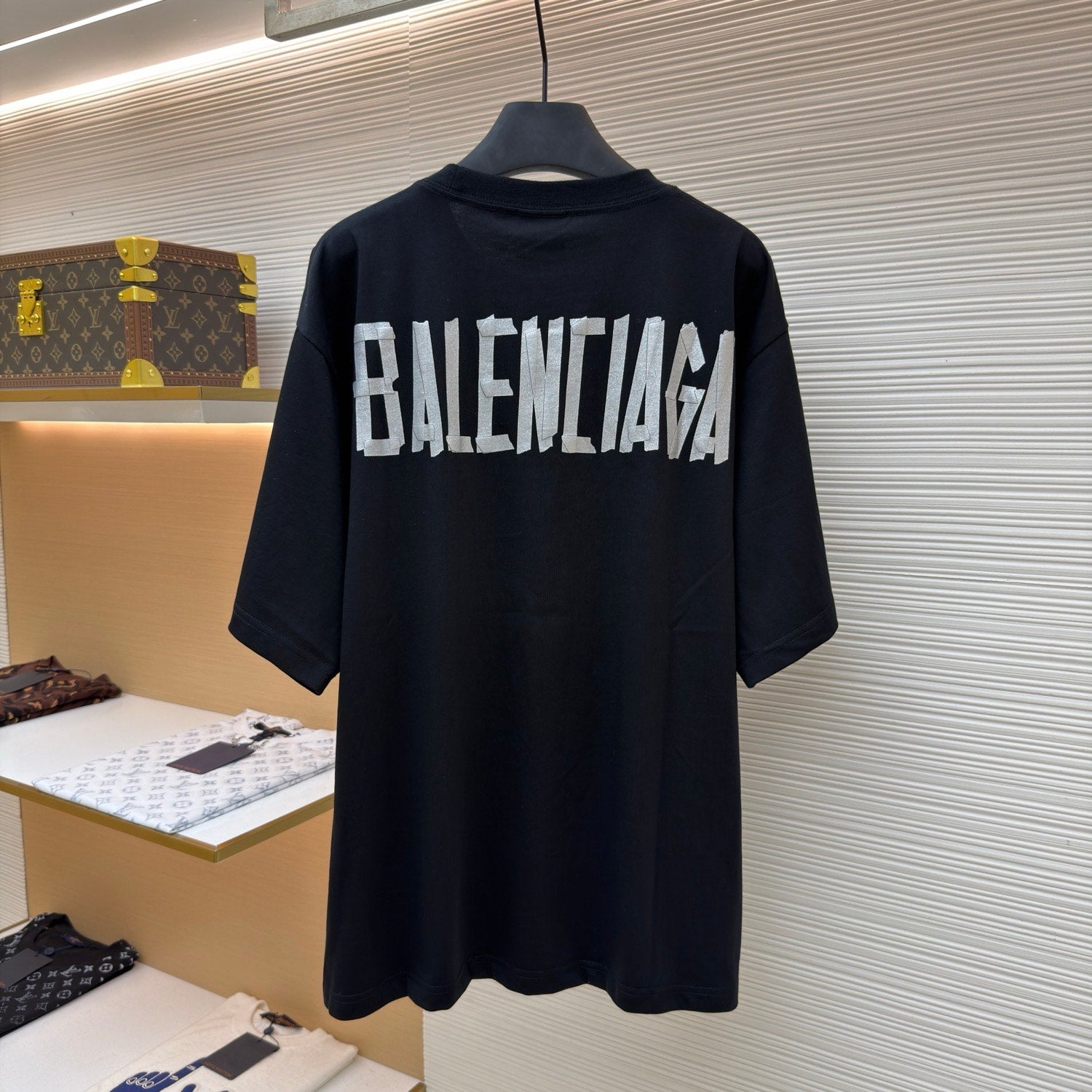 Balenciaga Glitter Tape Type T-Shirt