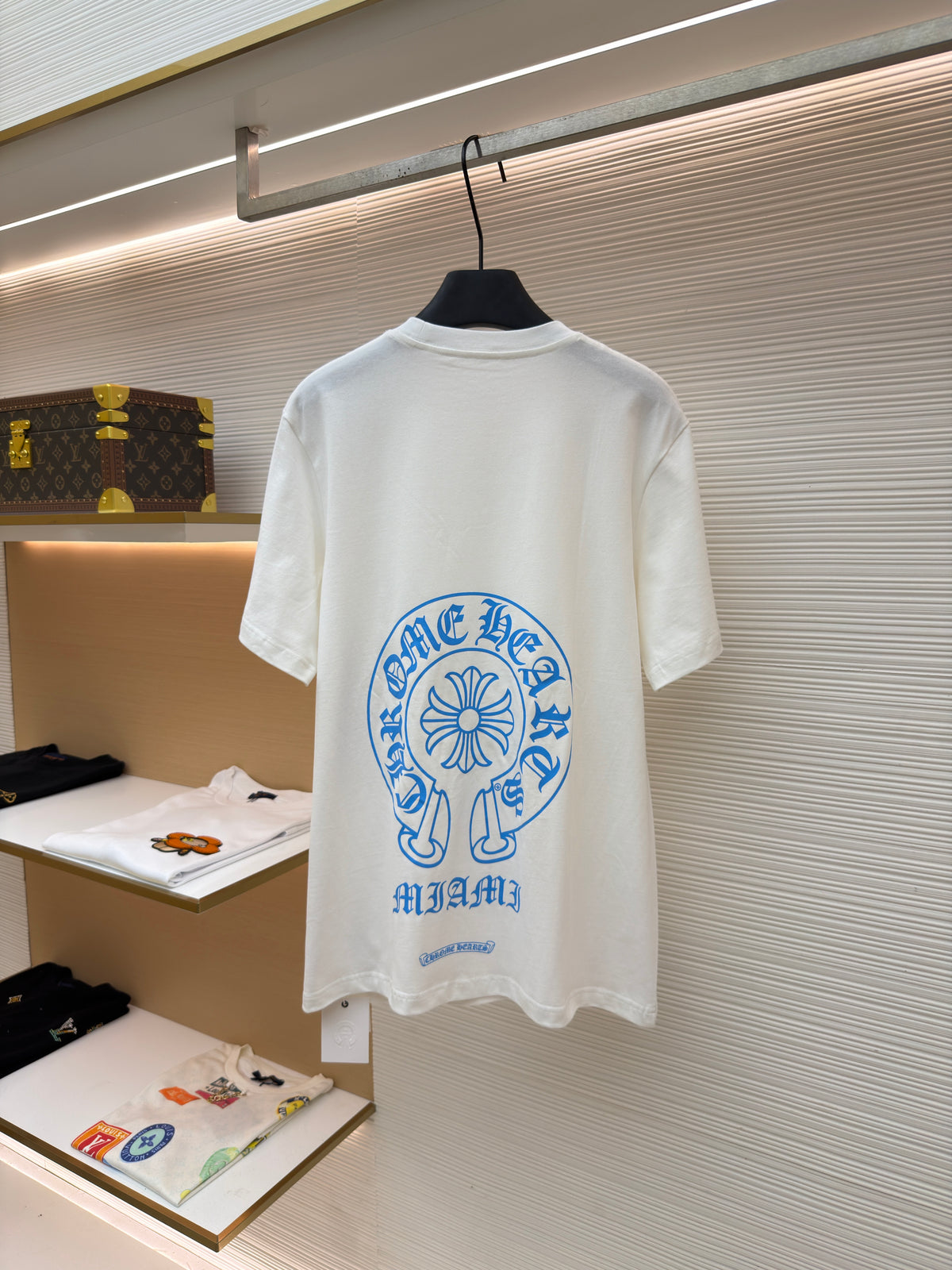 Chrome Hearts Miami Horseshoe Graphic Print T-Shirt