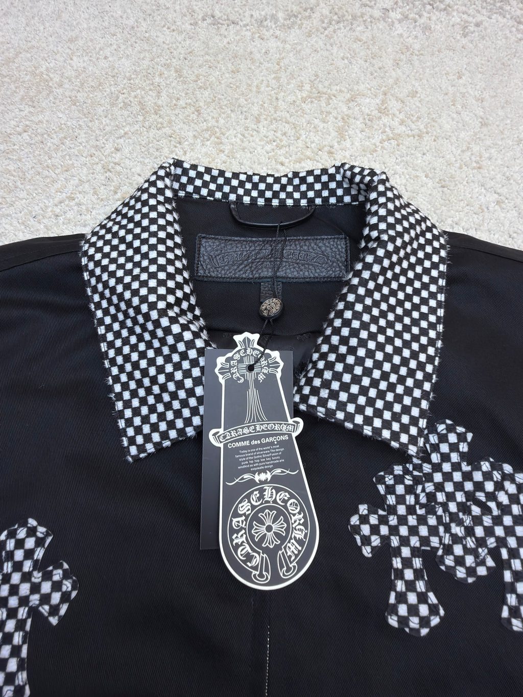 Chrome Hearts Checkerboard Cross Patch Jacket