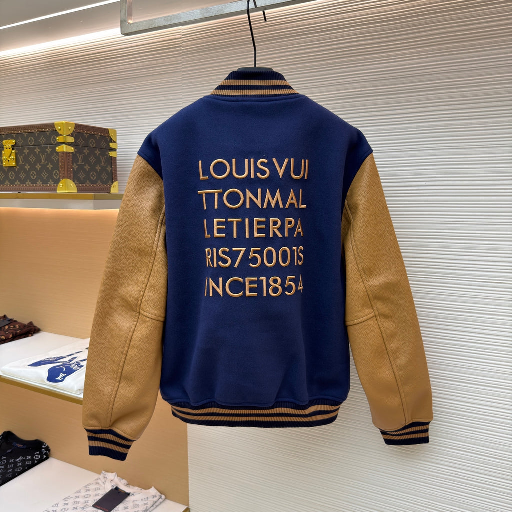 LV 1AJVKR Embellished Varsity Jacket