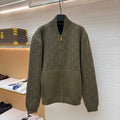 LV 1AKLY9 Reversible Monogram Jacquard Bomber