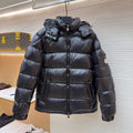 Moncler Maya Hooded Short Down Jacket in Laque Nylon