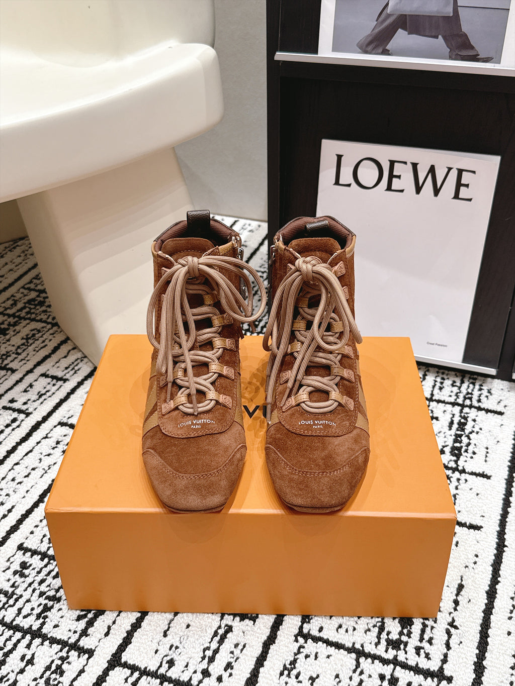 LV Sneakerina Ankle Boot