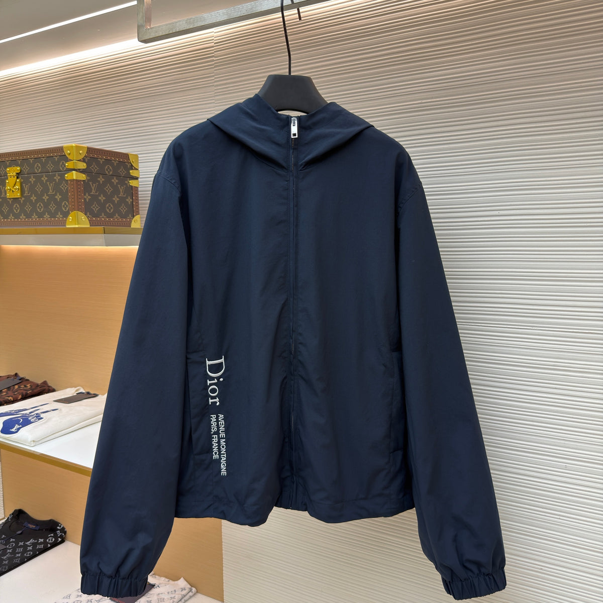 Dior Windbreaker with Montaigne Embroidery