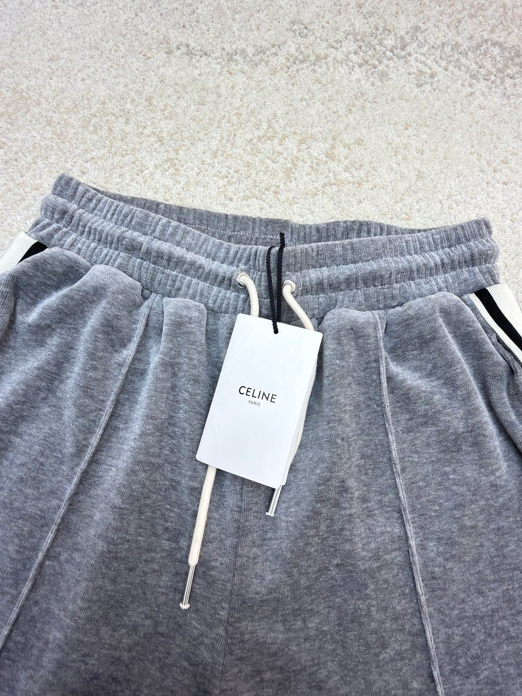 Celine Tracksuit Pants in Velvet Cotton