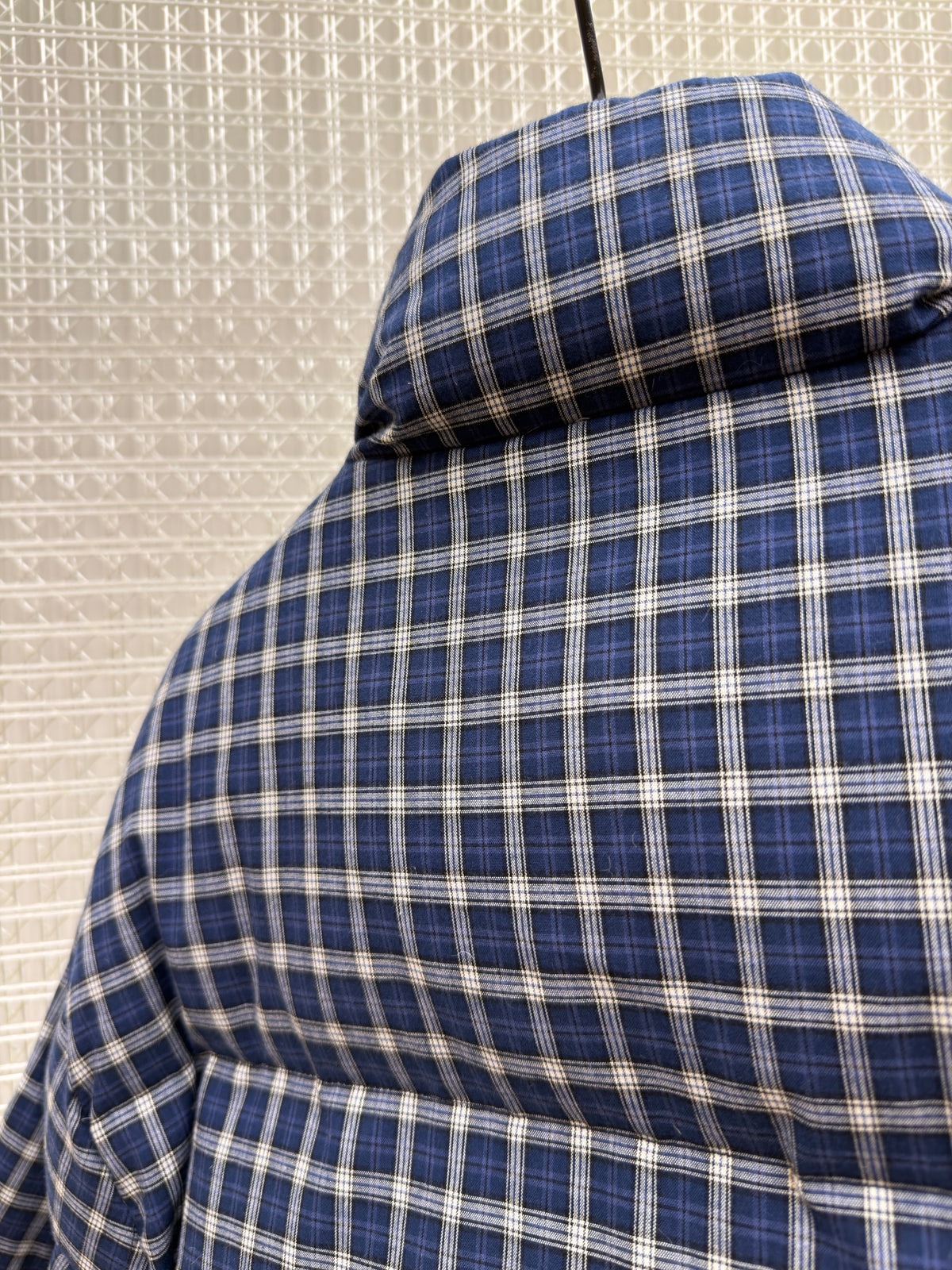Miu Miu Reversible Flannel Down Jacket