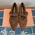 Miu Miu Suede ballerinas