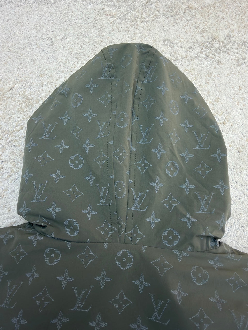 LV 1AKOFQ Reversible Monogram Reflective Windbreaker