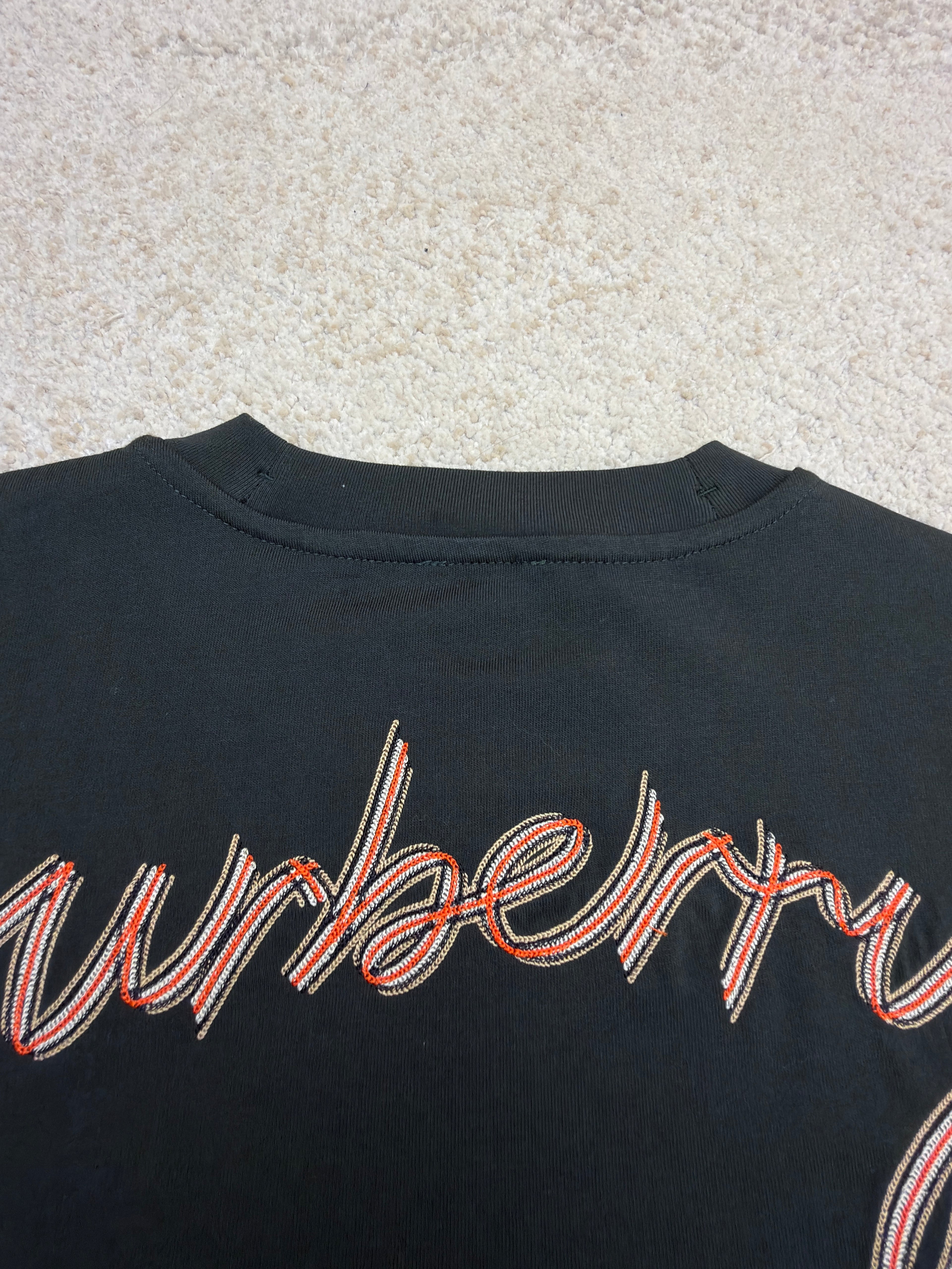 Burberry Long-sleeve Logo Cotton T-shirt