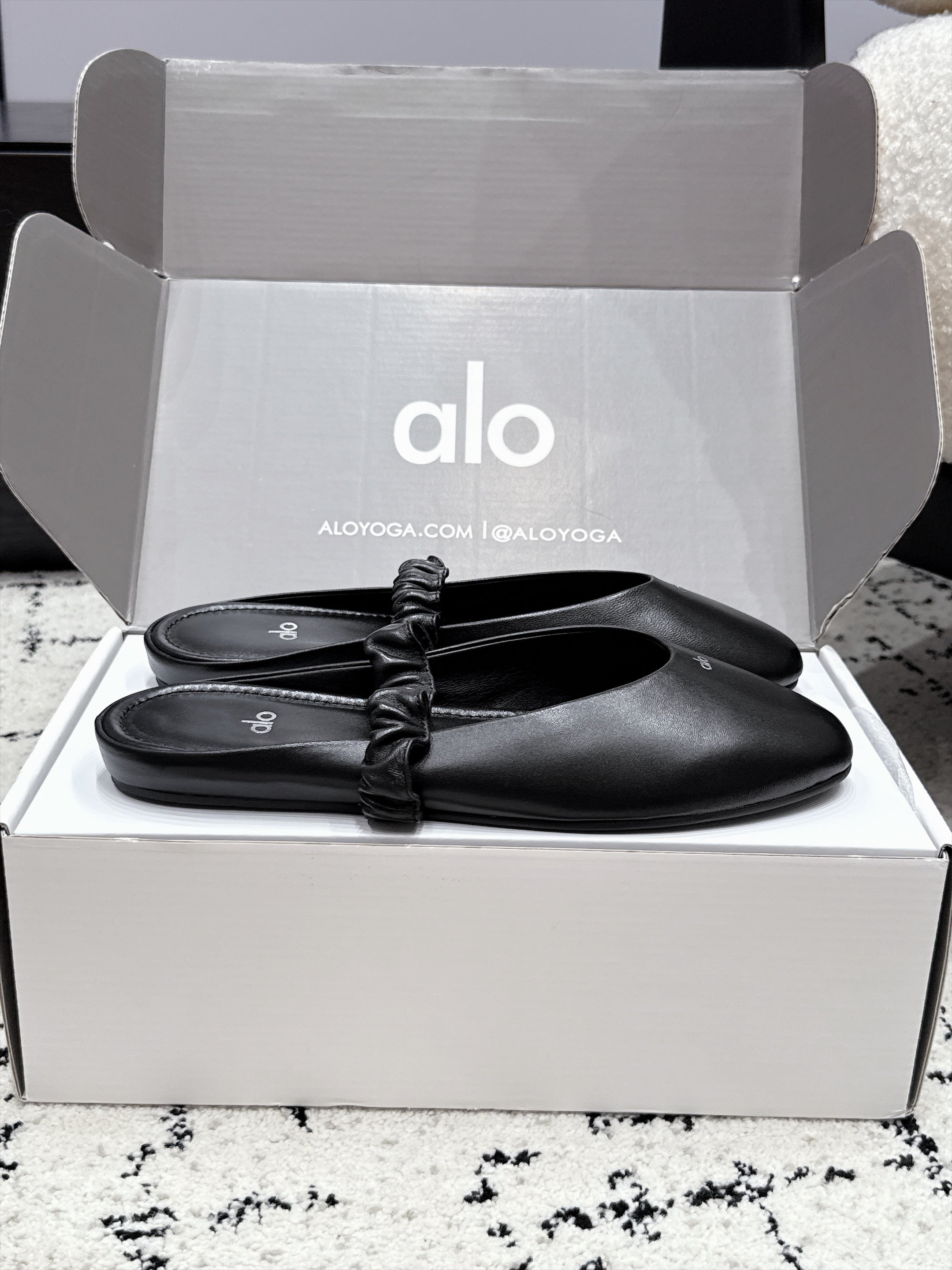 ALO Ballet Mule in Calfskin