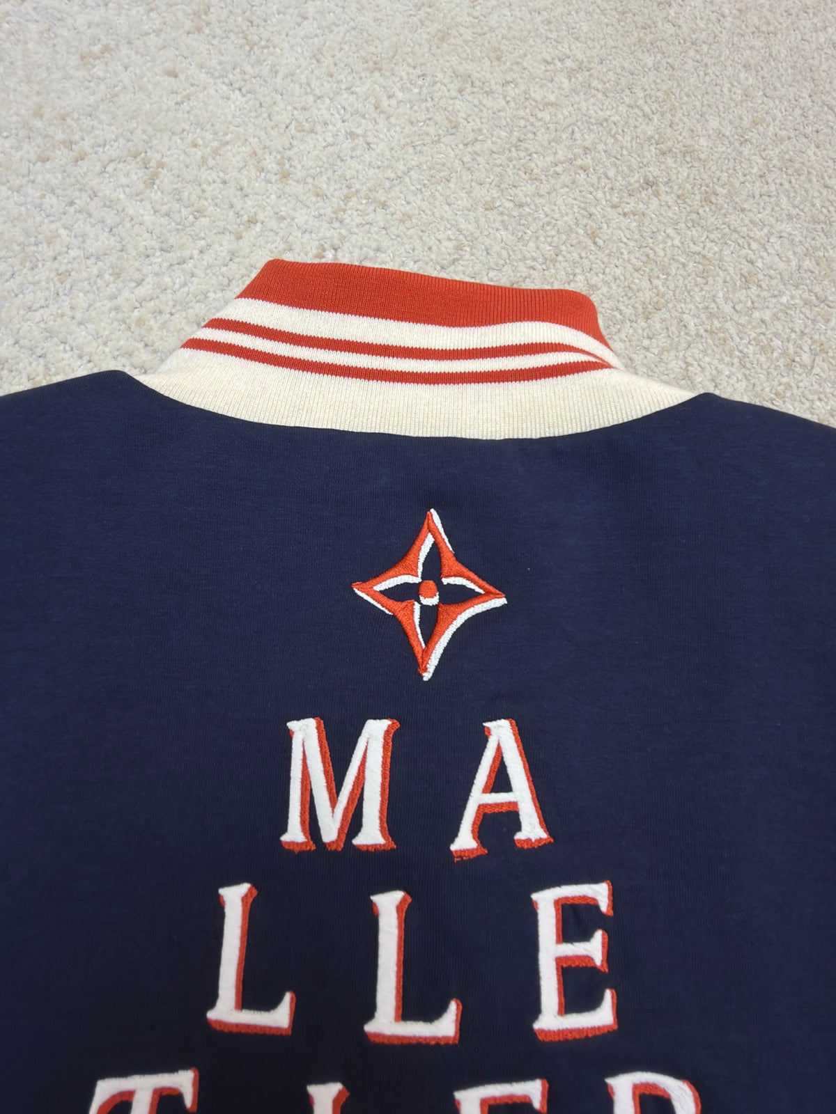 LV 1AK7JR Elegant Varsity Jacket
