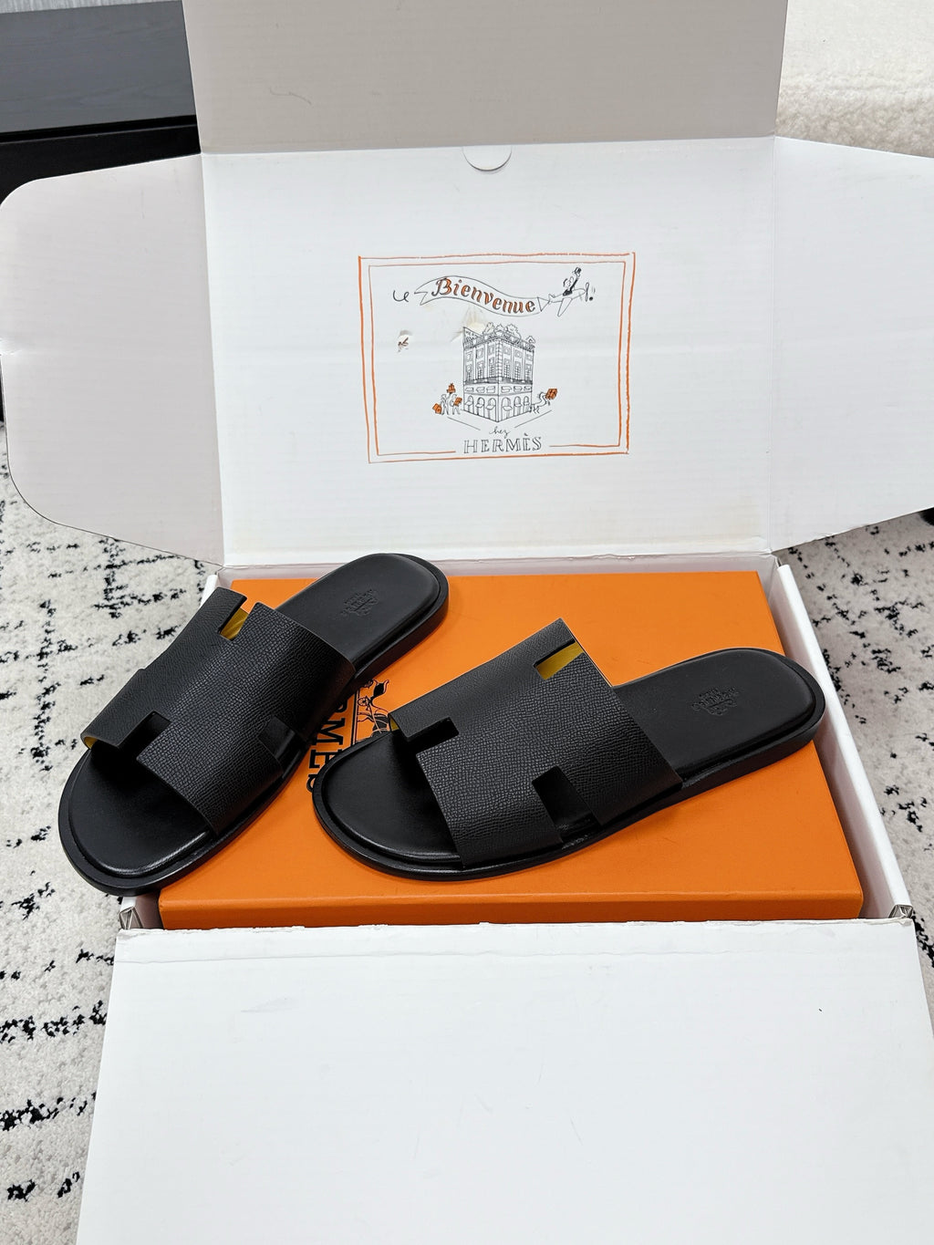 Hermes Izmir Sandal in Epsom Calfskin