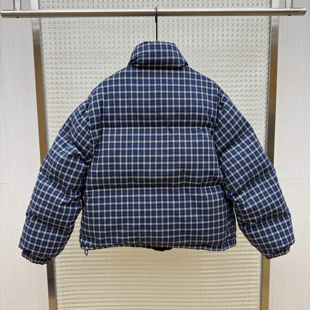 Miu Miu Reversible Flannel Down Jacket
