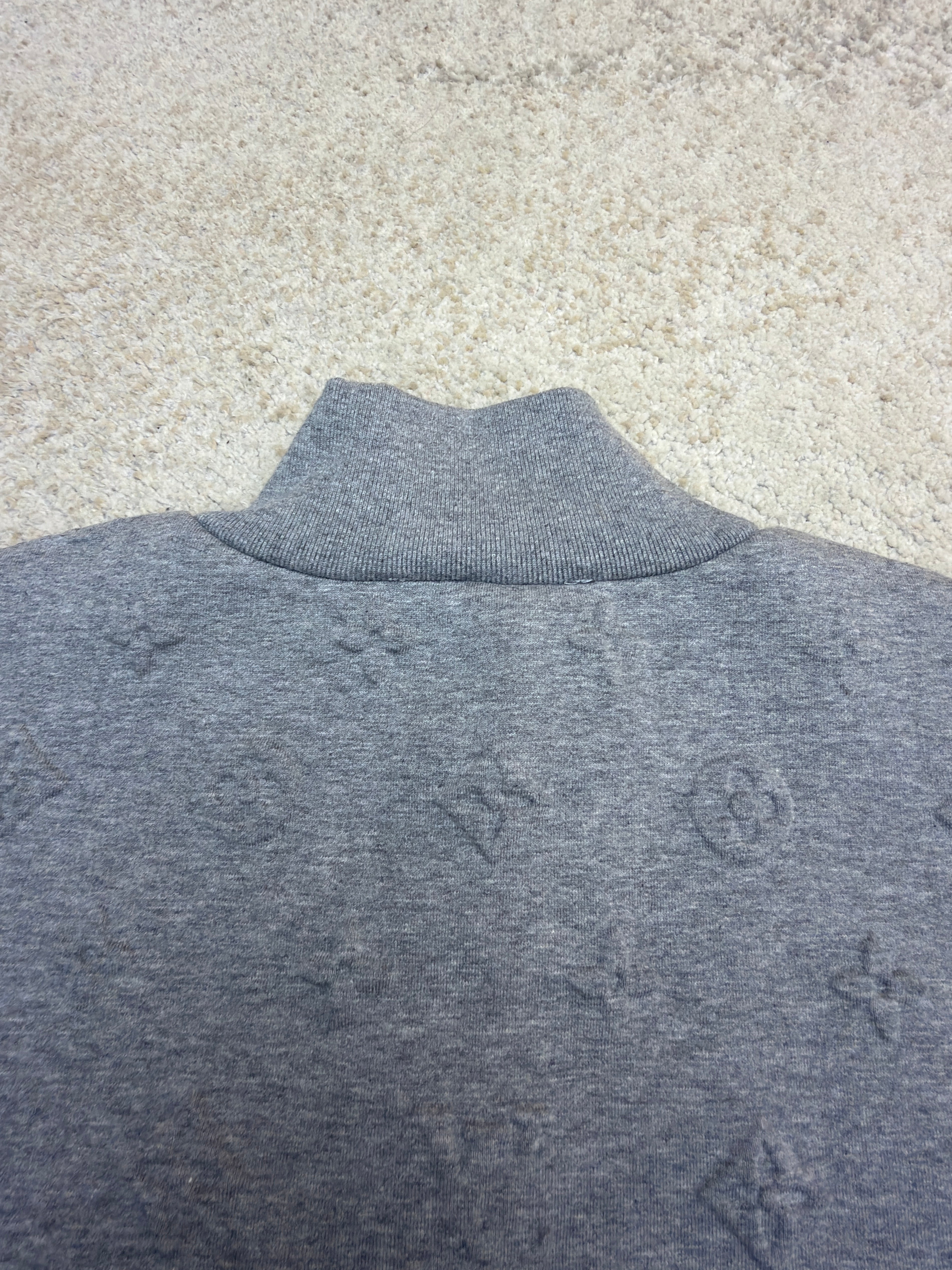 LV 1AK6FU Monogram Embossed Track Top