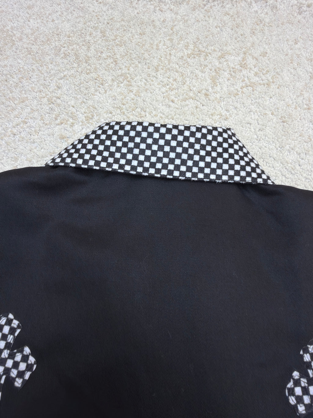 Chrome Hearts Checkerboard Cross Patch Jacket